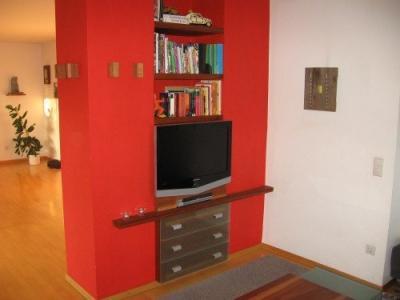 TV-Hifi Möbel in Wandnische